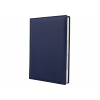 Щоденник А5 Optima датований 2022 синій натуральна шкіра №O25200-02