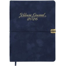 Щоден. А5 "Buromax" дат2026 Velour синій №BM.2134-02(20)