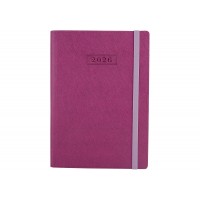 Ежедневник датированный 2026 Optima Cross А5 сиреневый мягкая обложка O25235-12