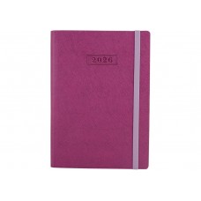 Ежедневник датированный 2026 Optima Cross А5 сиреневый мягкая обложка O25235-12