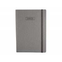 Щоденник датований 2026 Optima Cross А5 сріблястий м'яка обкладинка O25235-16 