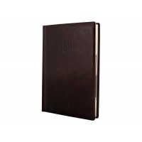 Щоденник А5 Optima датований 2025 Polish коричневий O25216-07