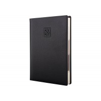 Щоденник А5 Optima датований 2025 Armonia чорний O25229-01