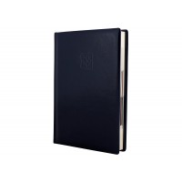 Щоденник А5 Optima датований 2025 Polish темно-синій O25216-24