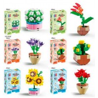 Конструктор Квіти,64дет.,в кор-ці,8х3,5х12см №123-935(12) КІ