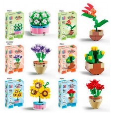 Конструктор Квіти,64дет.,в кор-ці,8х3,5х12см №123-935(12) КІ