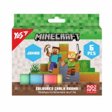 Крейда кольор. "Yes" №400558 6шт Jumbo Minecraft