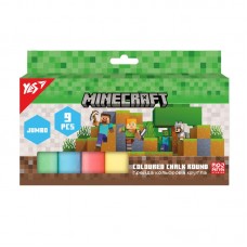 Крейда кольор. "Yes" №400561 9шт Jumbo Minecraft