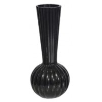Ваза скло "Viva Elegance" h-32см чорна №A060344