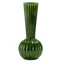 Ваза скло "Viva Elegance" h-32см зелена №A060346