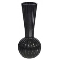 Ваза скло "Viva Elegance" h-26см чорна №A060343