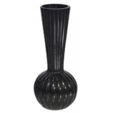 Ваза скло "Viva Elegance" h-26см чорна №A060343