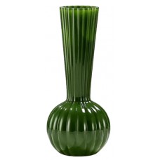 Ваза скло "Viva Elegance" h-26см зелена №A060345
