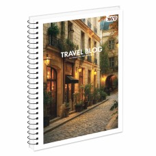 Зошит пруж. А4 80арк. кліт. карт.обкл. ВД-лак "City Strolls" №152451/Yes/