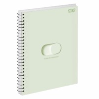 Зошит пруж. А4 80арк. кліт. карт.обкл. ВД-лак "Clear form" №152452/Yes/