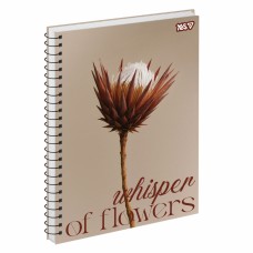 Зошит пруж. А4 80арк. кліт. карт.обкл. ВД-лак "Floral Harmony" №152457/Yes/