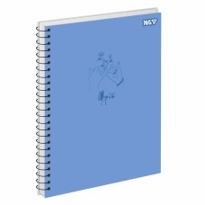 Зошит пруж. А4 80арк. кліт. карт.обкл. ВД-лак "Мрії здійснюються" №152376/Yes/