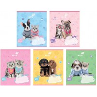 Зошит 12арк. лін. "Kite" УФ лак + глітер Studio Pets №SP26-234(25)(600)