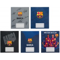 Зошит 18арк. кліт. "Kite" софт тач + УФ лак FC Barcelona №BC26-236(20)(400)