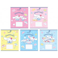 Зошит 18арк. кліт. "Kite" софт тач + УФ лак Cinnamoroll №CR26-236(20)(400)