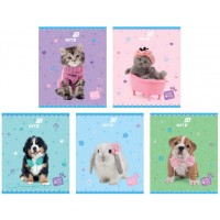 Зошит 24арк. кліт. "Kite" фольга + УФ лак Studio Pets №SP26-238(20)(320)