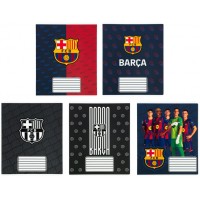 Зошит 18арк. лін. "Kite" софт тач + УФ лак FC Barcelona №BC26-237(20)(400)