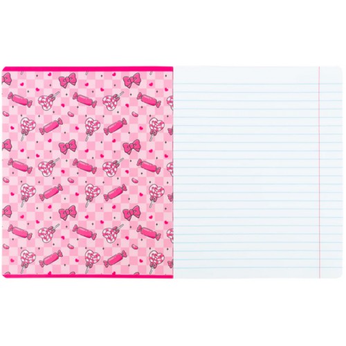 Зошит 18арк. лін. "Kite" фольга + УФ лак Hello Kitty Mix №HK26-237(20)(400)
