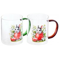 Набір чашок керам. (2шт) 430мл "Viva Easter Rabbit" №BCR80100H