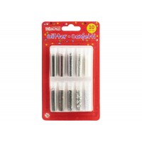 Блискітки "Maxi" 6кольор. + конфетті для декорування №MX61727(24)