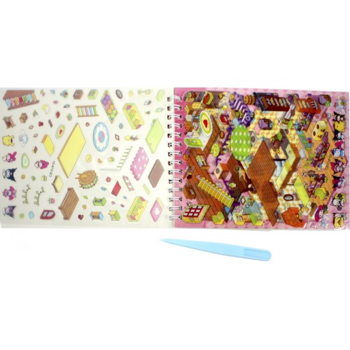 Книжка з наліпками А5 румбокс №CS(SA-0428)(24)