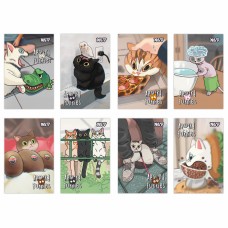 Блокнот А7 48арк. кліт. карт. No Rulet Cuties №152575/Yes/(40)(320)