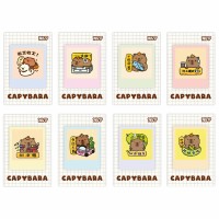 Блокнот А7 48арк. кліт. Capypara,клей мікс №152574/Yes/(40)