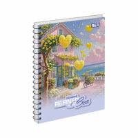 Блокнот пруж. А5 80арк. кліт. карт. обкл. ВД-лак Refined Sea №152318/Yes/