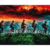 Картини по номерах акрил. "Подорож у невідоме" 40х50см №KHO5224/Ідейка/