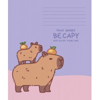 Зошит 12арк. кліт. Школярик "Капібара" виб. УФ-лак №012-3629K(30)(300)