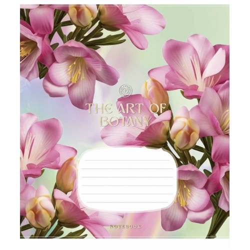 Зошит 18арк. кліт. Школярик "Delicate flowers" ВД-лак №018-3640K(25)(200)