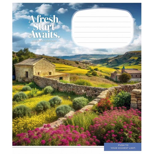 Зошит 18арк. кліт. Школярик "New adventures" ВД-лак №018-3666K(25)(200)