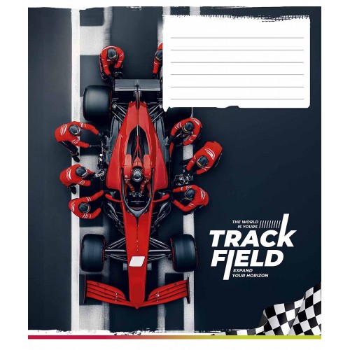 Зошит 18арк. кліт. Школярик "Track field" ВД-лак №018-3671K(25)(200)