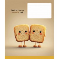 Зошит 18арк. кліт. Школярик "Mini friends" виб. УФ-лак №018-3574K(25)(200)