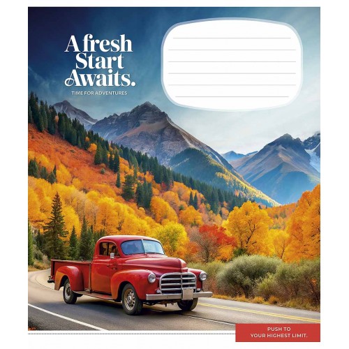 Зошит 18арк. лін. Школярик "New adventures" ВД-лак №018-3666L(25)(200)