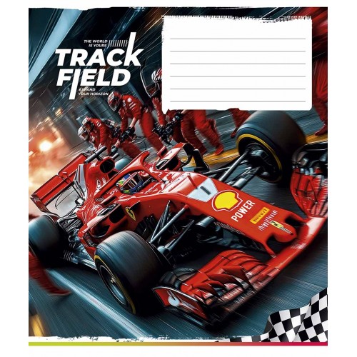 Зошит 18арк. лін. Школярик "Track field" ВД-лак №018-3671L(25)(200)