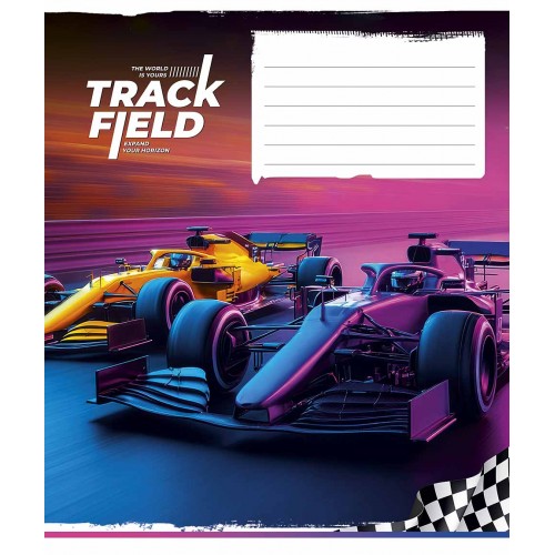 Зошит 18арк. лін. Школярик "Track field" ВД-лак №018-3671L(25)(200)