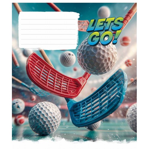 Зошит 18арк. лін. Школярик "Lets Go" ВД-лак №018-3678L(25)(250)