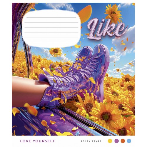 Зошит 18арк. лін. Школярик ВД-лак №018-3681L(25)(250)