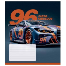 Зошит 18арк. лін. Школярик "Fast&Fabulous" ВД-лак №018-3683L(25)(250)