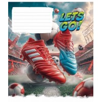 Зошит 24арк. кліт. Школярик "Lets Go" ВД-лак №024-3678K(25)(250)
