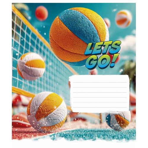 Зошит 24арк. кліт. Школярик "Lets Go" ВД-лак №024-3678K(25)(250)