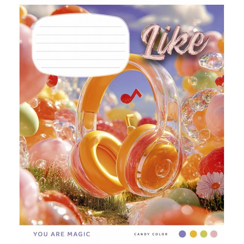 Зошит 24арк. кліт. Школярик ВД-лак №024-3681K(25)(250)