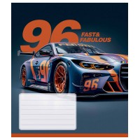 Зошит 24арк. кліт. Школярик "Fast&Fabulous" ВД-лак №024-3683K(25)(250)