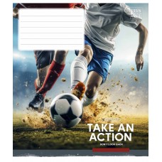 Зошит 24арк. лін. Школярик "Take an action" ВД-лак №024-3673L(25)(200)